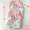 4PCS/LOT Anti-bacterial Cartoon Underpants for Little Girls childrensterritory