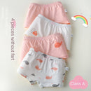 4PCS/LOT Anti-bacterial Cartoon Underpants for Little Girls childrensterritory