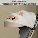 Lightweight Four-wheel Baby Stroller with Canopy childrensterritory