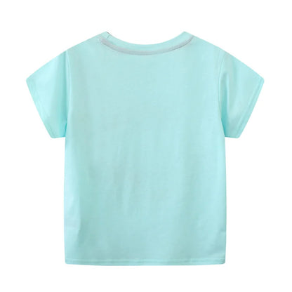 Kids Cartoon Printed Cotton Tees for Summer childrensterritory
