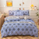 3/4-piece Cartoon Floral Print Soft Bedding Set For Home childrensterritory
