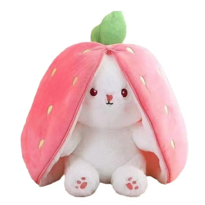 18cm Cute Strawberry Rabbit Stuffed Toys