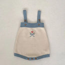 Baby Girl Hollow Out Knitwear Outfit Set