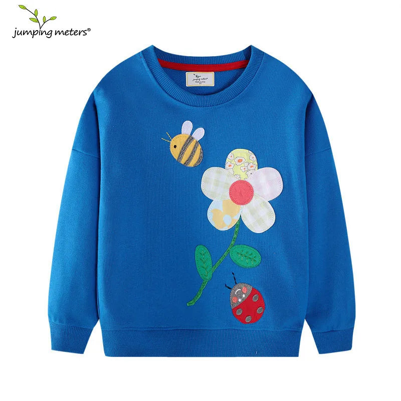 Kids' Long-Sleeved Animal Print Winter Sweatshirts