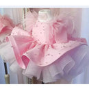 Girls Sleeveless Fluffy Party Dresses childrensterritory