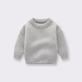 Baby/Kids Loose Round Neck Knitted Sweater Pullover childrensterritory
