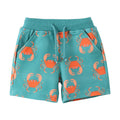 Kids Boys Jungle Theme Print Cotton Short Pants for Summer