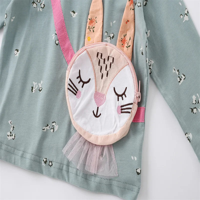 Cartoon Design Long Sleeve Girls 2pcs Fall Clothing Sets childrensterritory