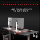63-Inch Carbon Fiber Heavy-Duty Gaming Computer Table childrensterritory
