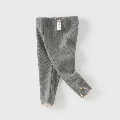 Baby Girls Comfortable Outdoor Warm Leggings childrensterritory