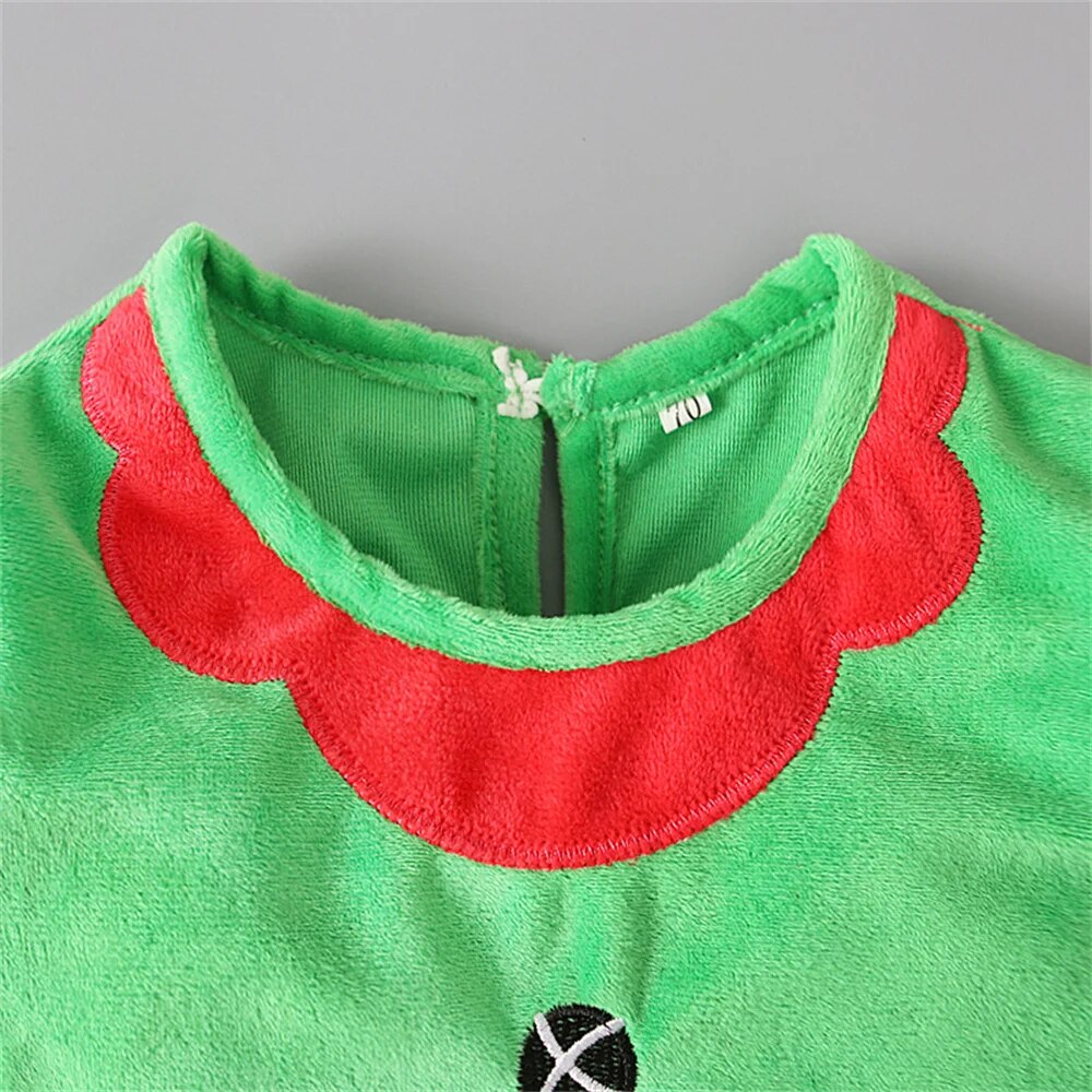 Newborn Baby Santa Claus Romper with Hat for Christmas childrensterritory