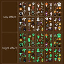 Cute Funny 10Pcs Luminous Halloween Tattoo Stickers childrensterritory