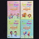 Kids 4pcs Reusable Sank Magic Practice English Version Copybook childrensterritory