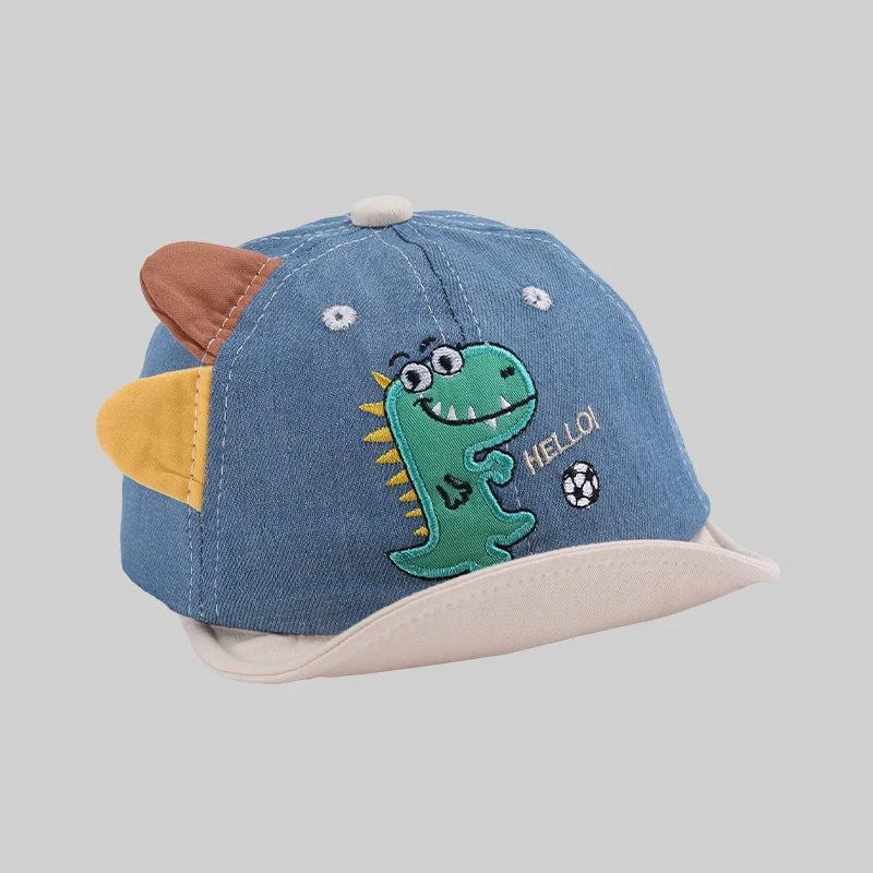 Dinosaurs Embroidered Adjustable Children 's Sports Caps childrensterritory