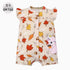 Baby Cartoon Print Cotton Short-Sleeve Summer Romper childrensterritory