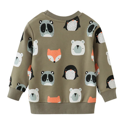 Cute Cartoon Design Kids Boys Girls Sweatshirts childrensterritory