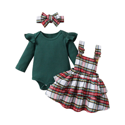 Baby Girl Long-Sleeved Elegant Winter Dresses childrensterritory