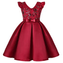 Beading Flower Design Wedding Party Tutu Dresses for Girls childrensterritory