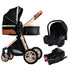 Luxury 3-in-1 High Landscape Baby Pushchair childrensterritory