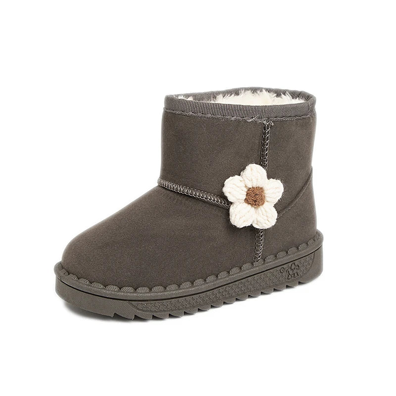 Baby Kids Fur Design Soft Casual Shoes