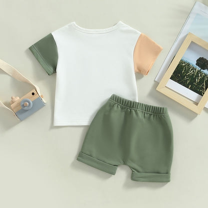 Baby Boy Casual T-shirt and Pocket Shorts Summer Clothes childrensterritory