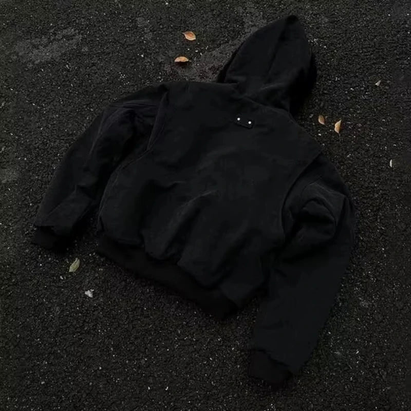 Two Layer Thick Warm Fur Winter Hoodie for Teen Boys