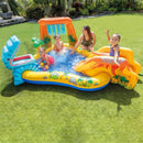 Inflatable Dinosaur Design Outdoor Playhouse with Pool