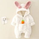 Baby Kids Rabbit Design Warm Soft Rompers childrensterritory