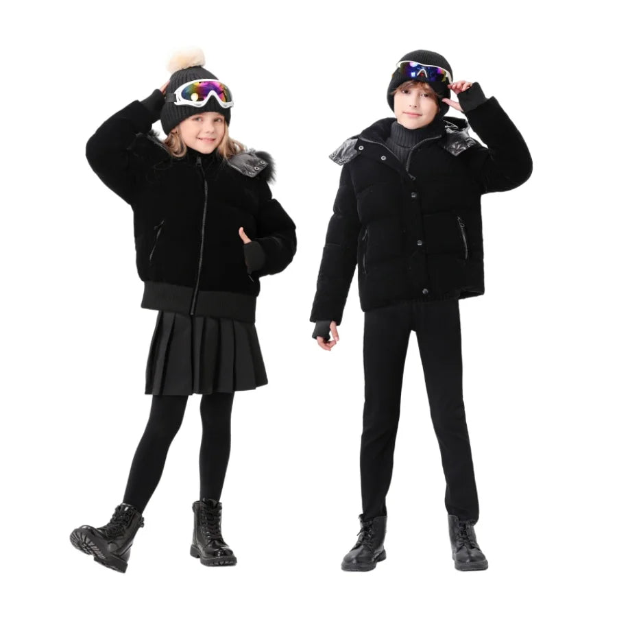 Long-Sleeved Stylish Winter Jackets For Kids