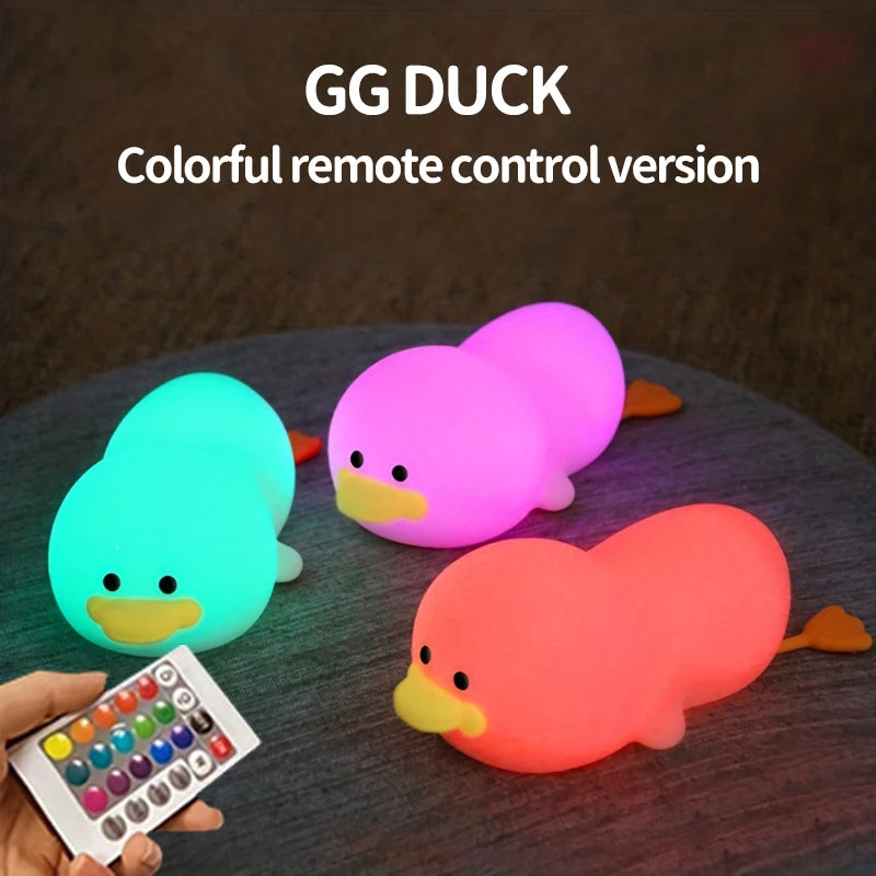 Automatic 1pc Duck Night Light for Kids Room childrensterritory
