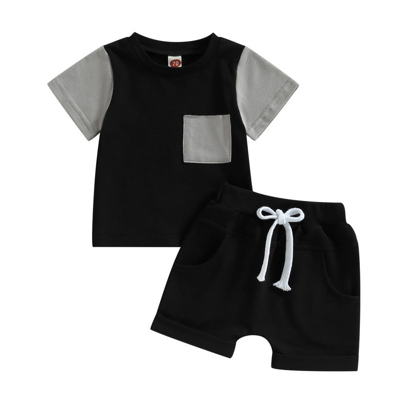 Baby Boys Short Sleeve Tops and Shorts Set for Summer childrensterritory