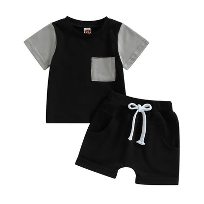 Baby Boys Short Sleeve Tops and Shorts Set for Summer childrensterritory