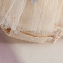 Newborn Baby Girl Long Sleeves Embroidery Design Party Dresses