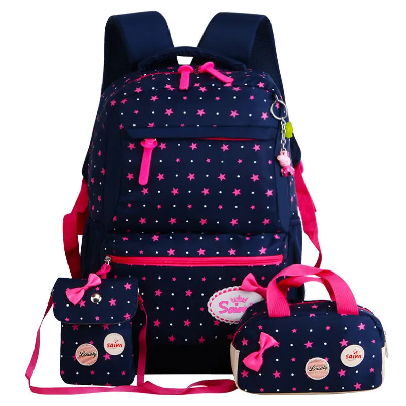 3pcs/set Lovely Print Fashion Backpacks for Children childrensterritory