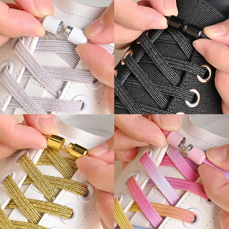 Pearl Light Design Colorful Buckle Shoelaces for Kids Shoes childrensterritory