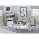 4-Piece Kids Playroom Table and Chair Set