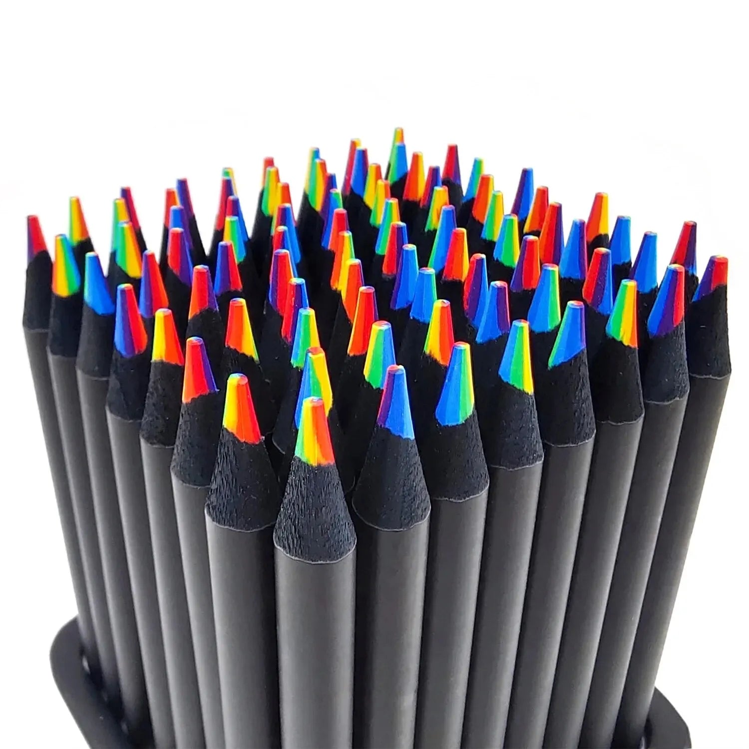 10 Pcs 7-in-1 Rainbow Drawing Pencil for Kids childrensterritory