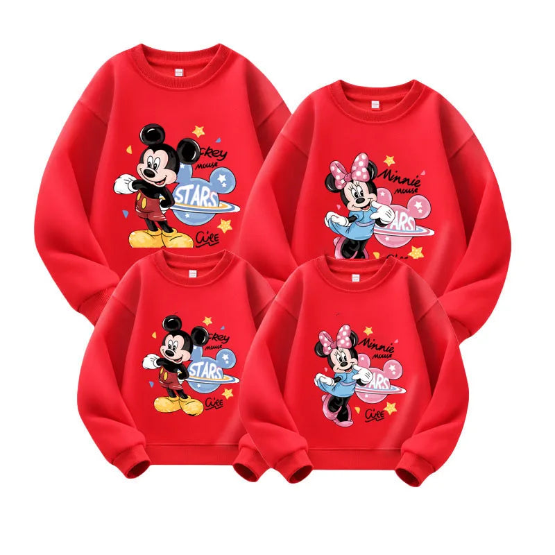 Cartoon-Design Long-Sleeve Family Matching Winter Sweater childrensterritory