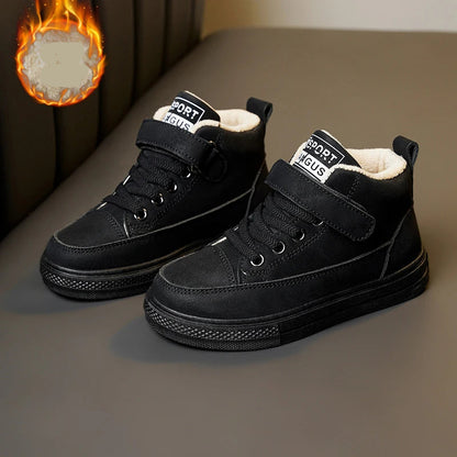 Kids Warm Soft Flat Casual Sports Sneakers