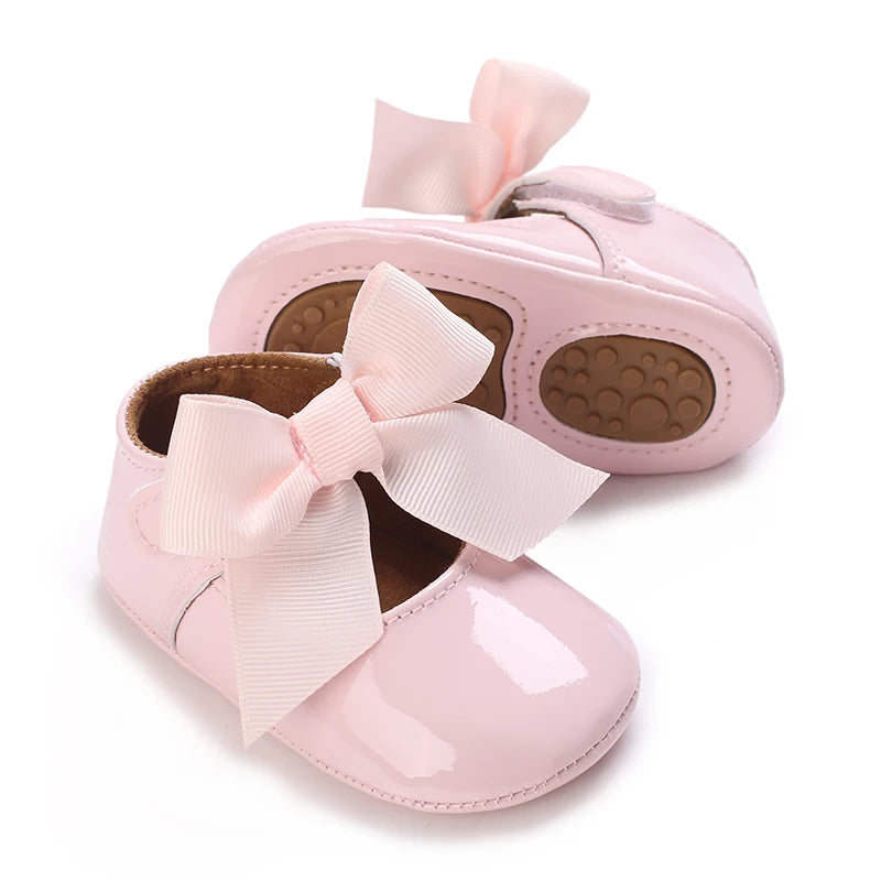 Cute Lace Design Baby Girl Non Slip Princess Crib Shoes