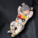 Newborn Baby Zipper Up Overalls Fleece Romper for Winter childrensterritory