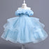 Sleeveless Flower Sequin Design Birthday Party Dresses For Girls childrensterritory