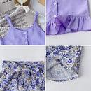 2pcs Summer Short Clothing Set For Girls childrensterritory