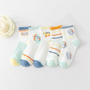 Baby/Kids 5 Pairs/Lot Breathable Casual Mesh Socks for Boy Girl childrensterritory