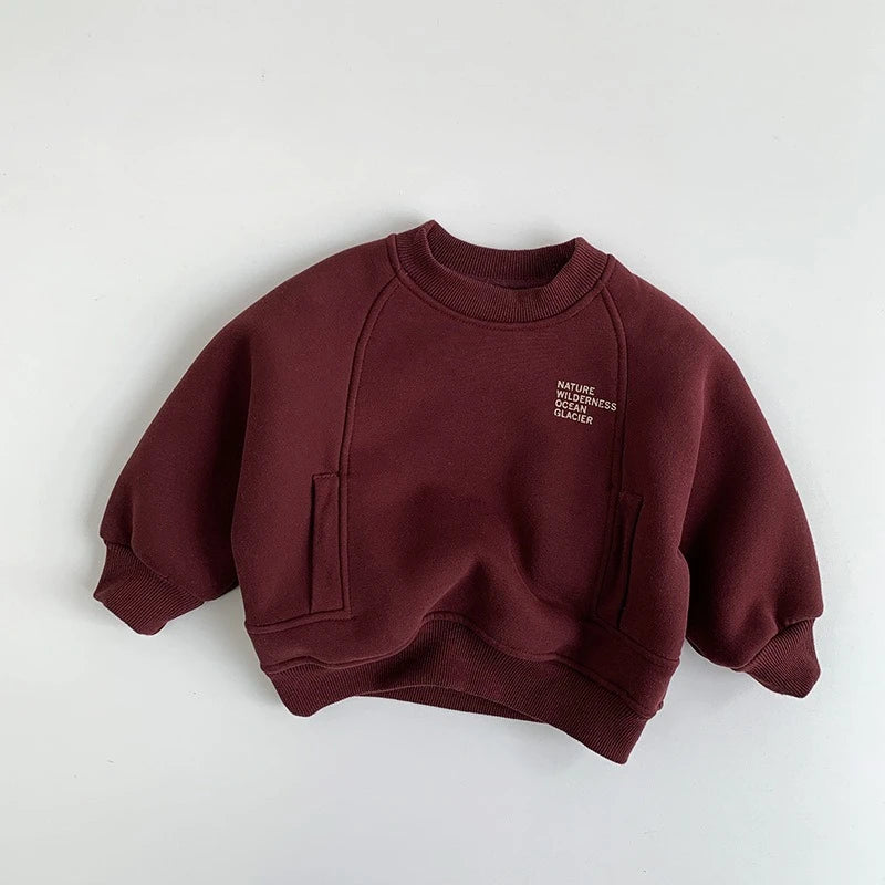 Kids’ Full-Sleeve Soft Winter Sweatshirt