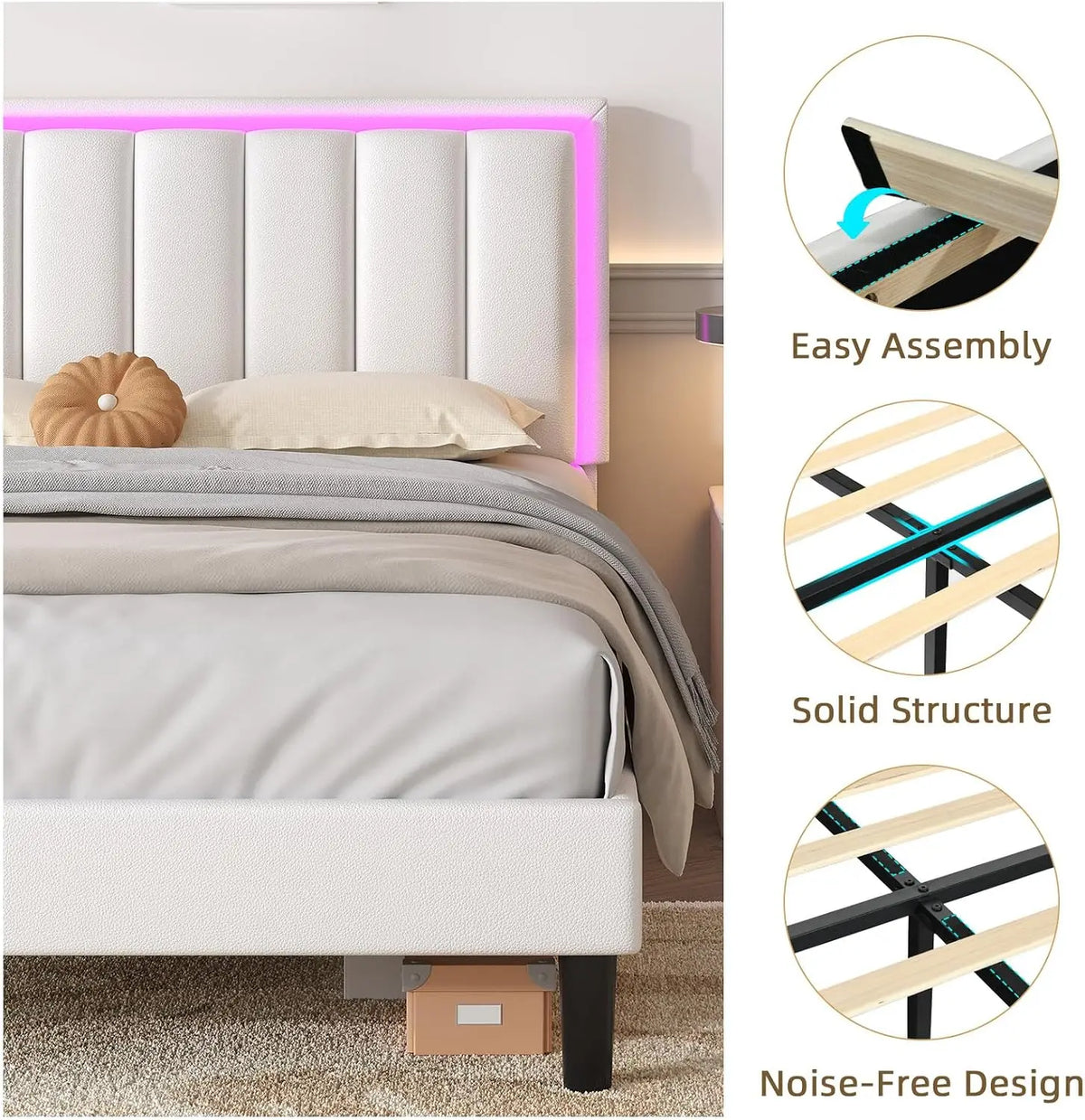 Solid Kids Bed Frame Designed to Provide Stability and Safety