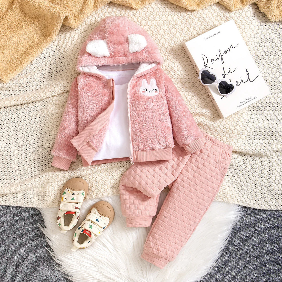 Baby Kids Cartoon Design Soft Warm Outfit childrensterritory