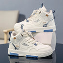 Kids White Casual School Tennis Sports Sneakers