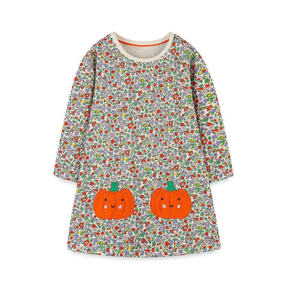 Kids Girls Stars Beading Dresses For Winters childrensterritory