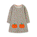 Kids Girls Stars Beading Dresses For Winters childrensterritory